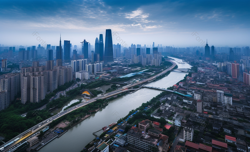 上海浦西苏河湾城市摄影图,高清,摄影图,摄影图片,图片大全,摄影图免费下载